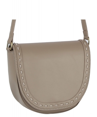 Fashion Stitch Flap Crossbody Bag TDM-0060 STONE